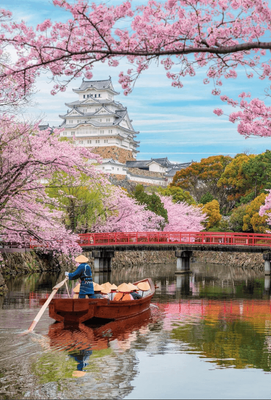 Clementoni 1000 Piece Jigsaw Puzzle Himeji Castle in Spring