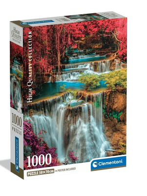 Clemontoni 1000 Piece Jigsaw Puzzle Colourful Thai Falls