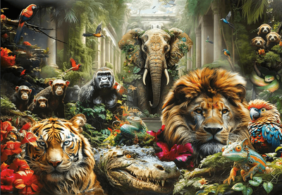 Clementoni 1000 Piece Jigsaw Puzzle Mystic Jungle