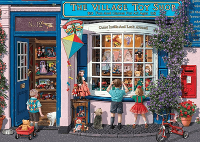 Holdson 1000 Piece Jigsaw Puzzle Time To Shop (Village Toy Shop)