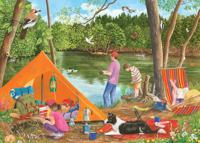 Holdson 1000 Piece Jigsaw Puzzle Weekend Away  (Lakeside Camping)