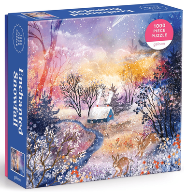 Galison 1000 Piece Jigsaw Puzzle Enchanted Snowfall