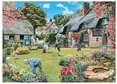 Holdson 1000 Piece Jigsaw Puzzle Village Kids (Cottage Garden)