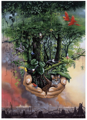 Holdson 500XL Piece Jigsaw Puzzle Our Earth, Our Future (Save the Rainforest)