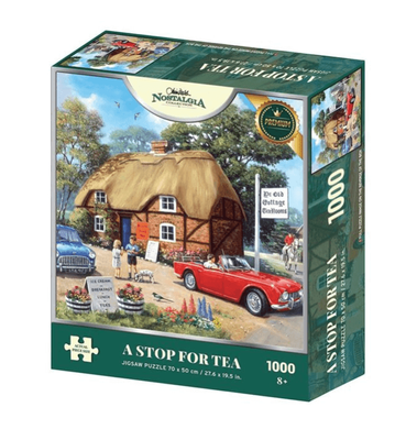 Nostalgia Collection 1000 Piece Jigsaw Puzzle (A Stop for Tea)