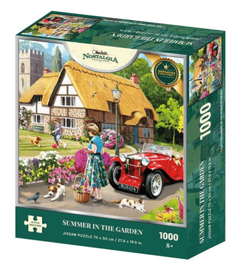 Nostalgia Collection 1000 Piece Jigsaw Puzzle (Summer in the Garden)