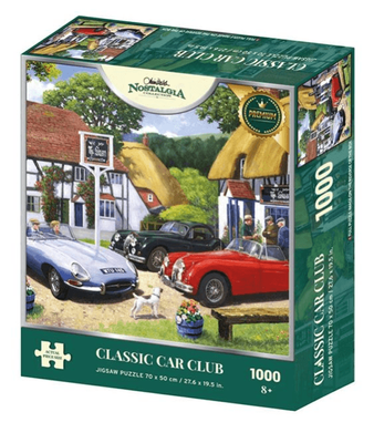 Nostalgia Collection 1000 Piece Jigsaw Puzzle (Classic Car Club)