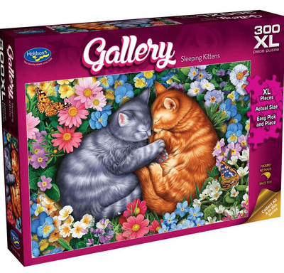 Holdson 300 XL Piece Jigsaw Puzzle Gallery Series 10  (Sleeping Kittens)