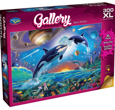 Holdson 300 XL Piece Jigsaw Puzzle Gallery Series 10  (Space Whales)