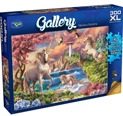 Holdson 300 XL Piece Jigsaw Puzzle Gallery Series 9 (Fabulous Unicorns)