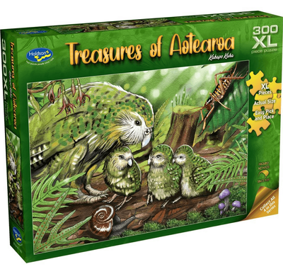 Holdson 300 XL Piece Jigsaw Puzzle Treasures of Aotearoa (Kakapo Kaha)