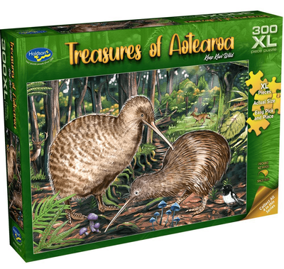 Holdson 300 XL Piece Jigsaw Puzzle Treasures of Aotearoa  (Keep Kiwi Wild)