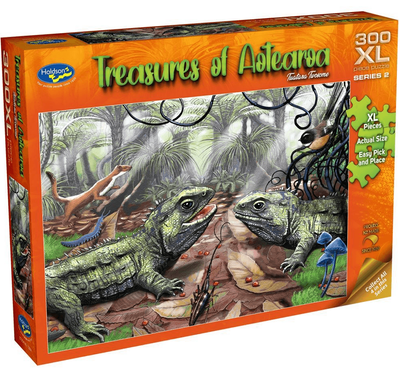 Holdson 300 XL Piece Jigsaw Puzzle Treasures of Aotearoa  (Tuatara Twosome)