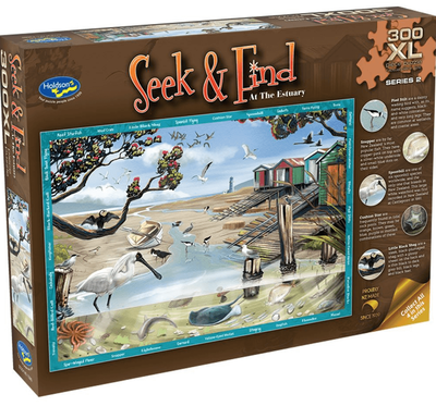 Holdson 300XL Piece Jigsaw Puzzle Seek &amp; Find (At The Estuary)