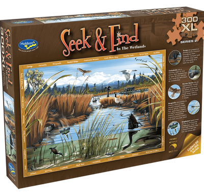 Holdson 300 XL Piece Jigsaw Puzzle Seek &amp; Find (In the Wetlands)