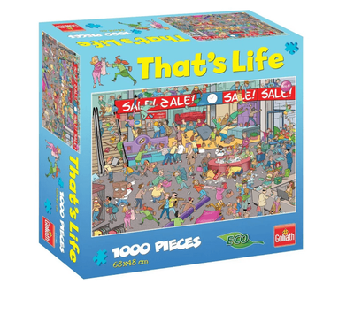 Goliath 1000 Piece Puzzle Thats Life Sale