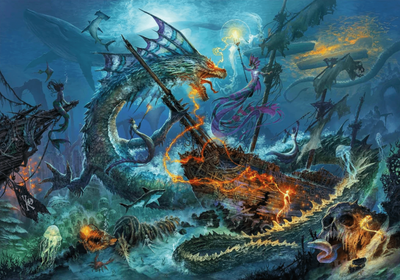 Clementoni 3000 Piece Jigsaw Puzzle The Underwater Battle