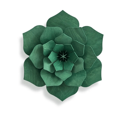 LOVI Decor Flower 15cm Dark Green