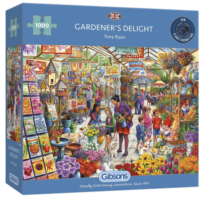 Gibson 1000 Piece Jigsaw Puzzle Gardeners Delight