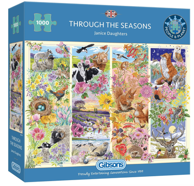 Gibsons 1000 Piece Jigsaw Puzzle Through The Seasons