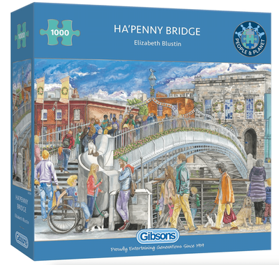 Gibsons 1000 Piece Jigsaw Puzzle Ha&#039;Penny Bridge