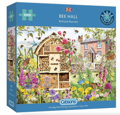 Gibsons 1000 Piece Jigsaw Puzzle Bee Hall