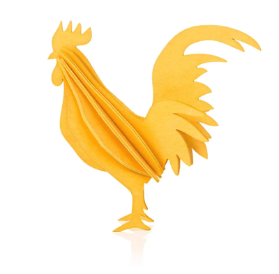 LOVI ROOSTER 10cm Yellow