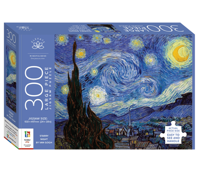 Hinkler 300 XL Piece Jigsaw Puzzle Starry Night by Van Gogh