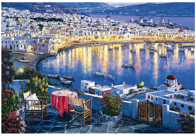 Trefl 1500 Piece Jigsaw Puzzle Mykonos At Sunset