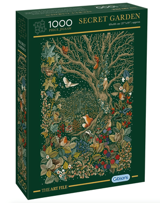 Gibsons 1000 Piece Jigsaw Puzzle The Art File:  Secret Garden