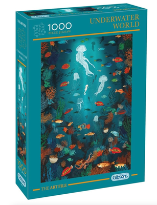 Gibsons 1000 Piece Jigsaw Puzzle The Art File:  Underwater World