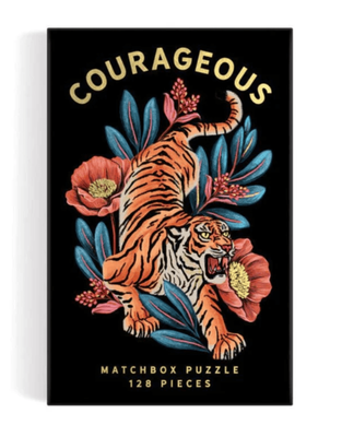 Galison Courageous, 128pc Matchbox Puzzle