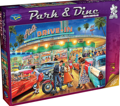 Holdson 1000 Piece Jigsaw Puzzle Park &amp; Dine: Sid's Diner