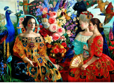 Holdson 1000 Piece Jigsaw Puzzle Renaissance Realm 3  Muses