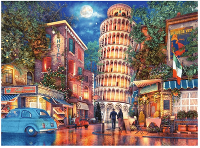 Ravensburger 500 Piece  Jigsaw Puzzle Evening In Pisa