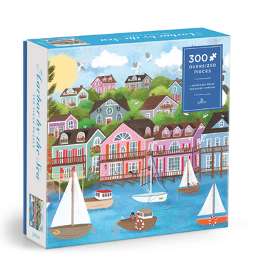 Galison 1000 Piece Jigsaw Puzzle Joy Laforme Harbour by the Sea