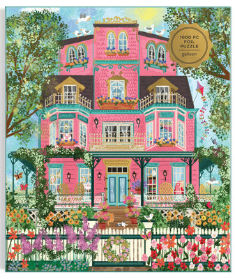 Galison 500 Piece Jigsaw Puzzle: Joy Laforme Capeside Victorian Foil Puzzle