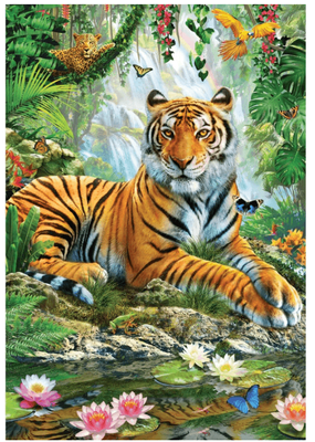 Holdson 200XL Piece Jigsaw Puzzle Puzzle Club (Eye of The Tiger) 7yrs+