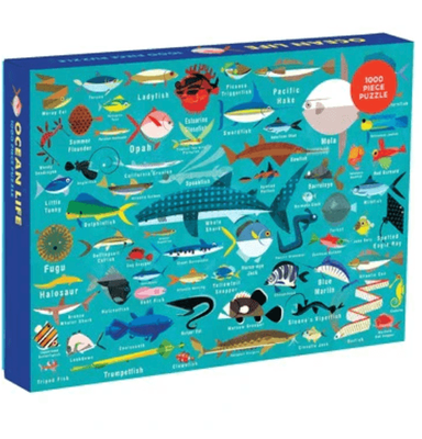 Mudpuppy Ocean Life 1000 Piece Jigsaw Puzzle 8yrs+
