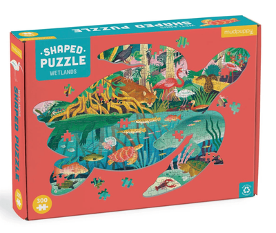 Mudpuppy Wetlands 300 Piece Shaped Jigsaw Puzzle 7yrs+