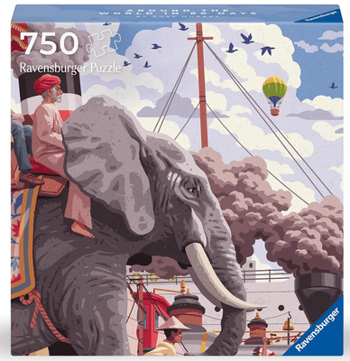 Ravensburger 750 Piece Jigsaw Puzzle Art &amp; Soul: Around The World In 80 Days