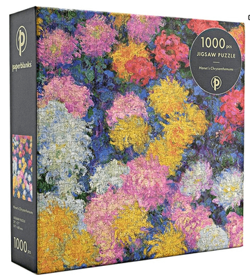 Paperblanks 1000 Piece Jigsaw Puzzle: Monet&#039;s Chrysanthemums