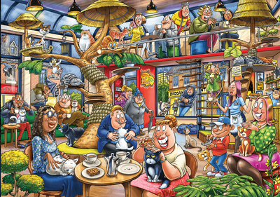 Holdson Wasgij 1000 Piece Jigsaw Puzzle Mystery 28 Feline Frenzy