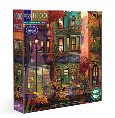 eeBoo 1000 Piece Jigsaw Puzzle Fall In Brooklyn