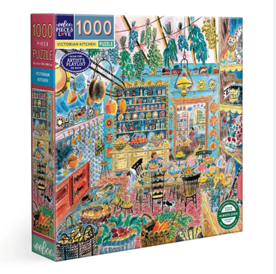 eeBoo Victorian Kitchen 1000 Piece Jigsaw Puzzle