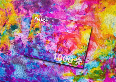 Enjoy 1000 Piece Jigsaw Puzzle Colourful Abstract Oil Painting