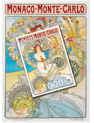 Enjoy 1000 Piece Jigsaw Puzzle Alphonse Mucha Monaco Monte Carlo