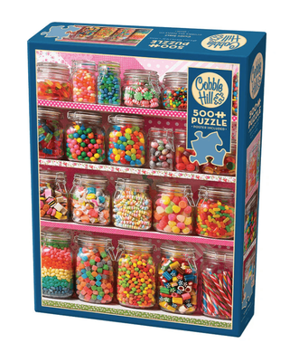 Cobble Hill 500 Piece Jigsaw Puzzle Candy Shelf