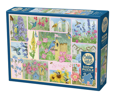 Cobble Hill 500 Piece Jigsaw Puzzle Garden Birds in Summer