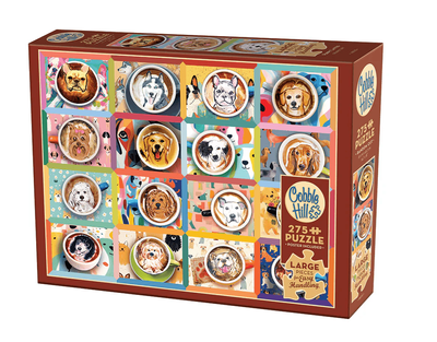 Cobble Hill 275 XL Piece Easy Handling Jigsaw Puzzle Puppy Lattes